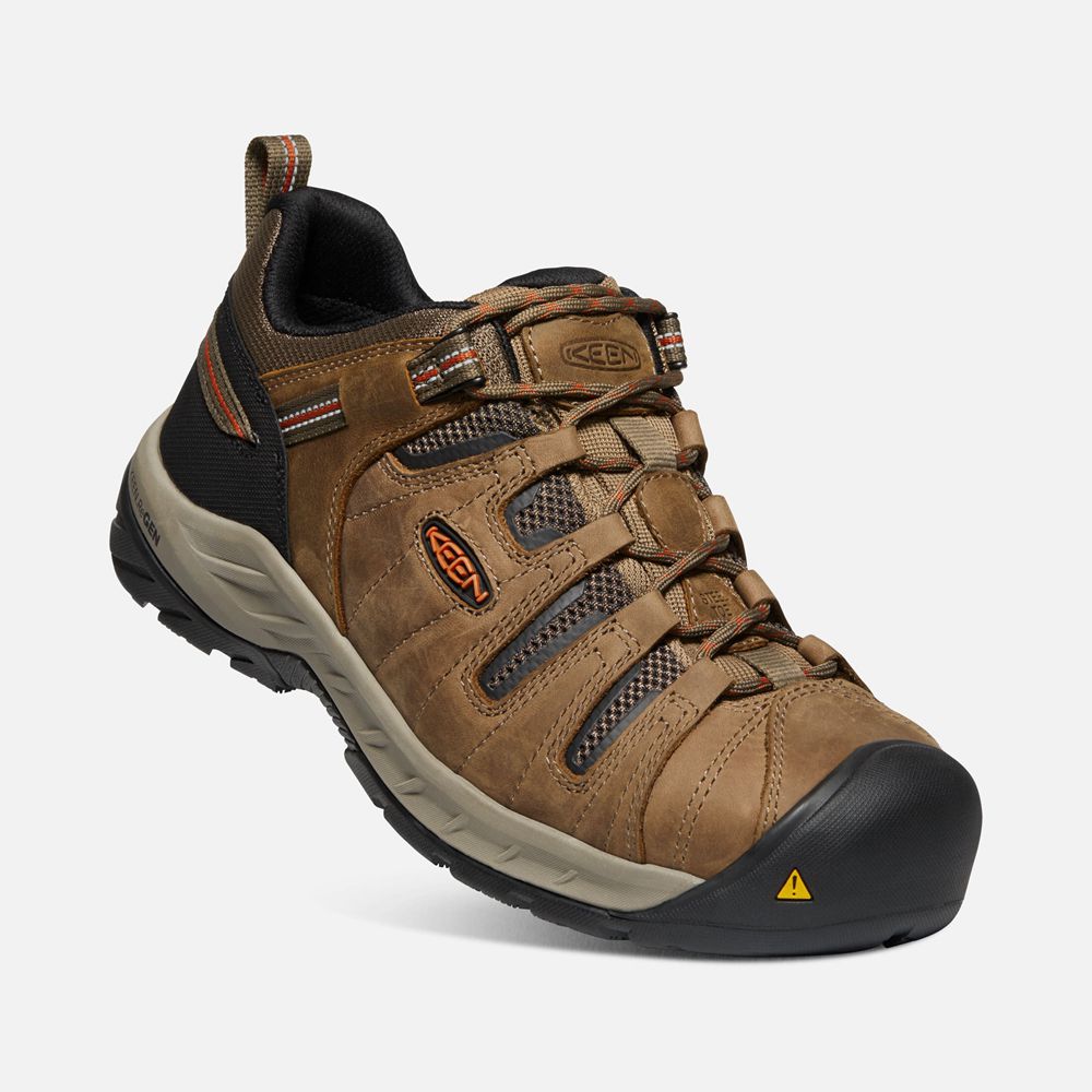 Keen Arbetsskor Herr Bruna/Svarta - Flint Ii (Steel Toe) - 701956BHF